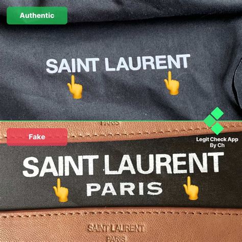 ysl sells fake|authentic ysl dust bag.